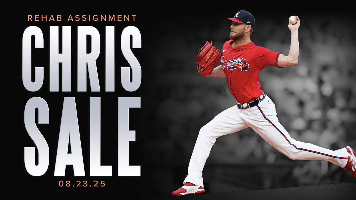 Atlanta Brave Chris Sale to pitch for Columbus Clingstones